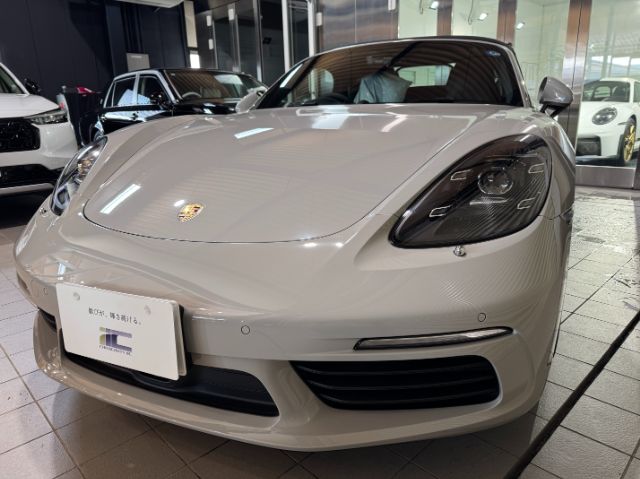 ポルシェ 718ボクスター　野田市　プロテクションフィルム施工後　完成写真