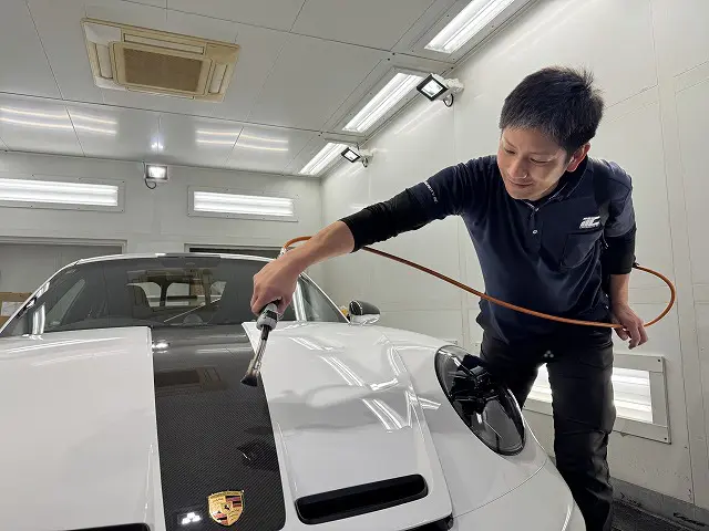 ポルシェ 911GT3にセラミックコーティング 東京都武蔵野市よりご来店