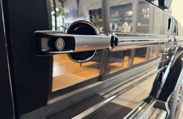 ドアハンドル周辺のプロテクションフィルム仕上がり写真