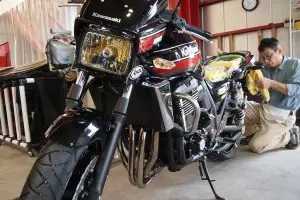 千葉市よりご来店のＣＢ４００スーパーフォアにバイクコーティング