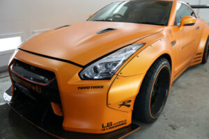 茨城県土浦市よりご来店の日産GTR３５にプロテクションフィルム施工