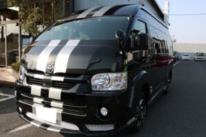 トヨタ ハイエースに愛車の輝きを長期間維持するセラミックプロを施工。東京都練馬区よりご来店