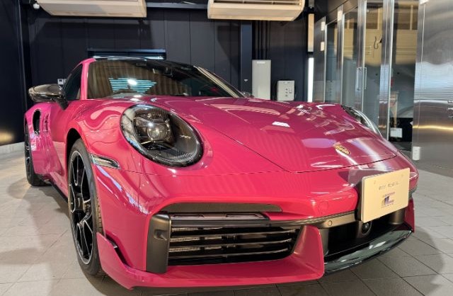 ポルシェ・911ターボSにプロテクションフィルムを施工