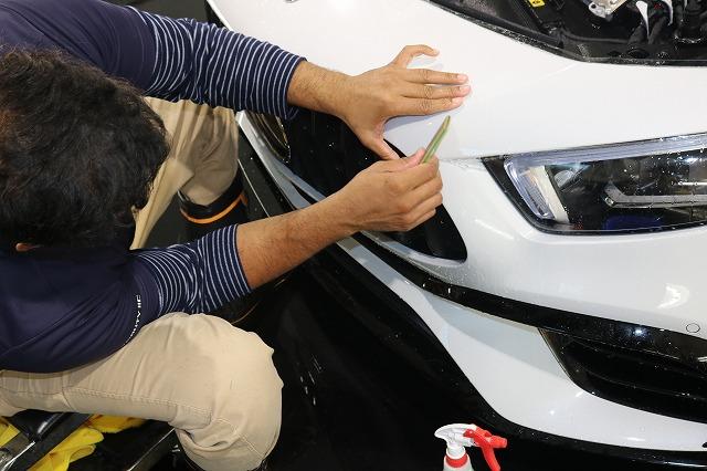 AMGA45S PPF 施工中