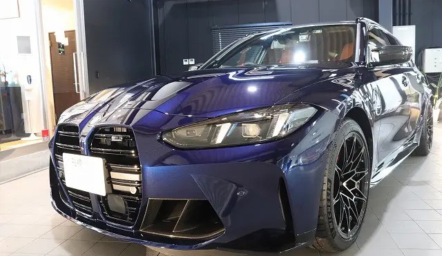 BMW・M3コンペティションにプロテクションフィルムを施工
