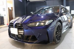 BMW M3コンペティション プロテクションフィルム施工1