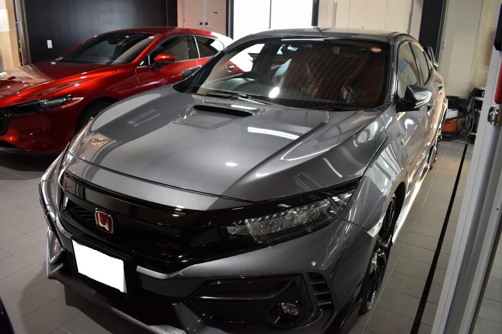 新車シビックタイプRに世界最高峰セラミックコーティング施工♪東京都より
