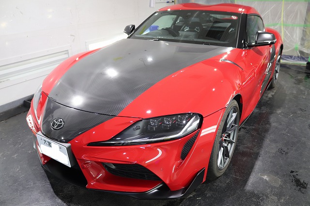 GRスープラにカラープロテクションフィルム施工