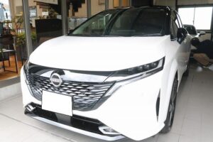 東京都台東区の日産ノートオーラにカーコーティングを施工　機能が高いGガード
