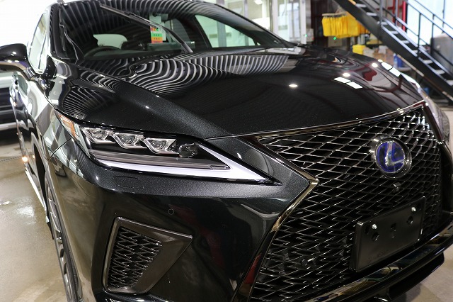 レクサスRXに自己修復性コーティング施工！東京都品川区よりいつもご来店ありがとうございました！
