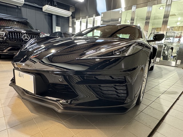 シボレー・コルベットにカーコーティングの施工。東京都中央区よりお越しのお車に【SystemX Crystal SS】