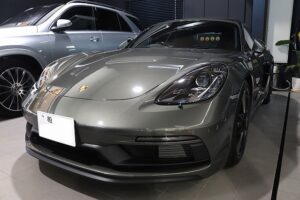 ポルシェ 718ケイマンにカーコーティング施工　千葉県柏市より【System X MaxG＋】