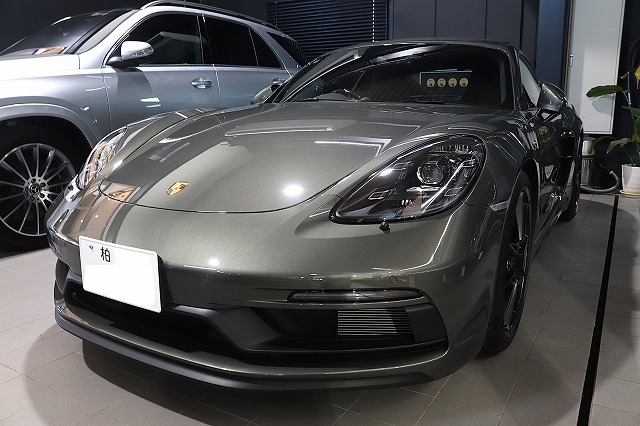 ポルシェ 718ケイマンにカーコーティング施工　千葉県柏市より【System X MaxG＋】