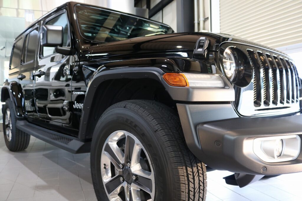 Jeepラングラーにセラミック市場最強！強固なカーコーティング施工　東京都より