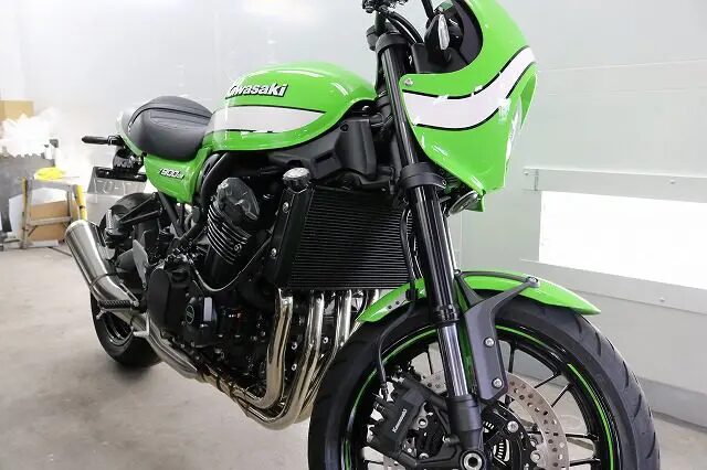 千葉県より来店 新車カワサキZ900RS セラミックプロ9H4層バイクコート