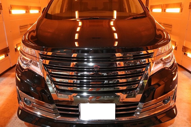 日産エルグランド、東京都よりご来店！カーコーティング施工しました☆