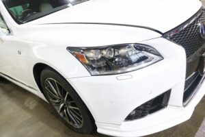 レクサスLSにファインラボセラミックを施工致しました！東京都よりご来店です。