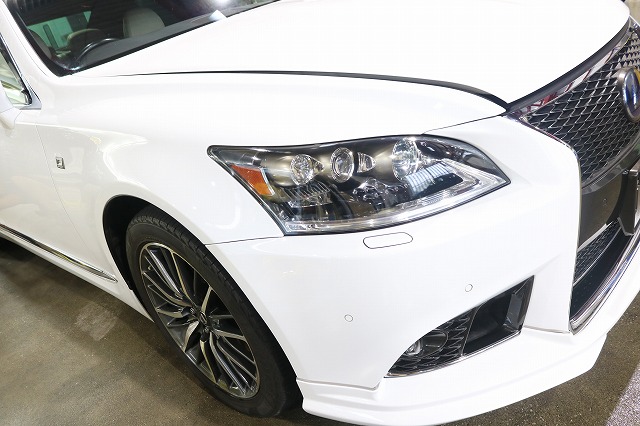 レクサスLSにファインラボセラミックを施工致しました！東京都よりご来店です。