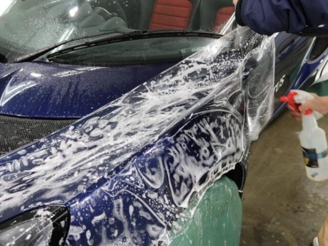 神奈川県　ロータス・エリーゼ　プロテクションフィルム施工