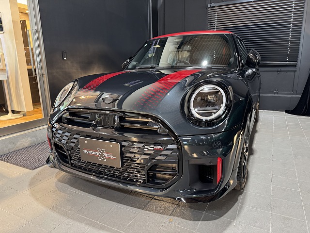 MINI ジョンクーパーワークスにカーコーティング施工。東京都江戸川区よりお越しのお車に【SystemX Diamond SS】