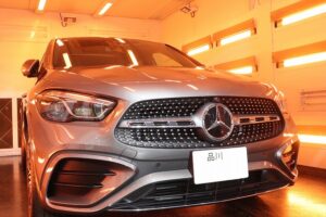 メルセデスベンツGLAにカーコーティング施工。東京都渋谷区よりお越しのお車に【SystemX Max G＋】