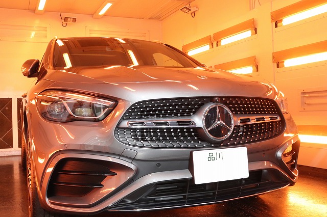 メルセデスベンツGLAにカーコーティング施工。東京都渋谷区よりお越しのお車に【SystemX Max G＋】