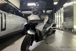 BMW C400GTにバイクコーティング　東京都昭島市　【SystemXMaxG+】
