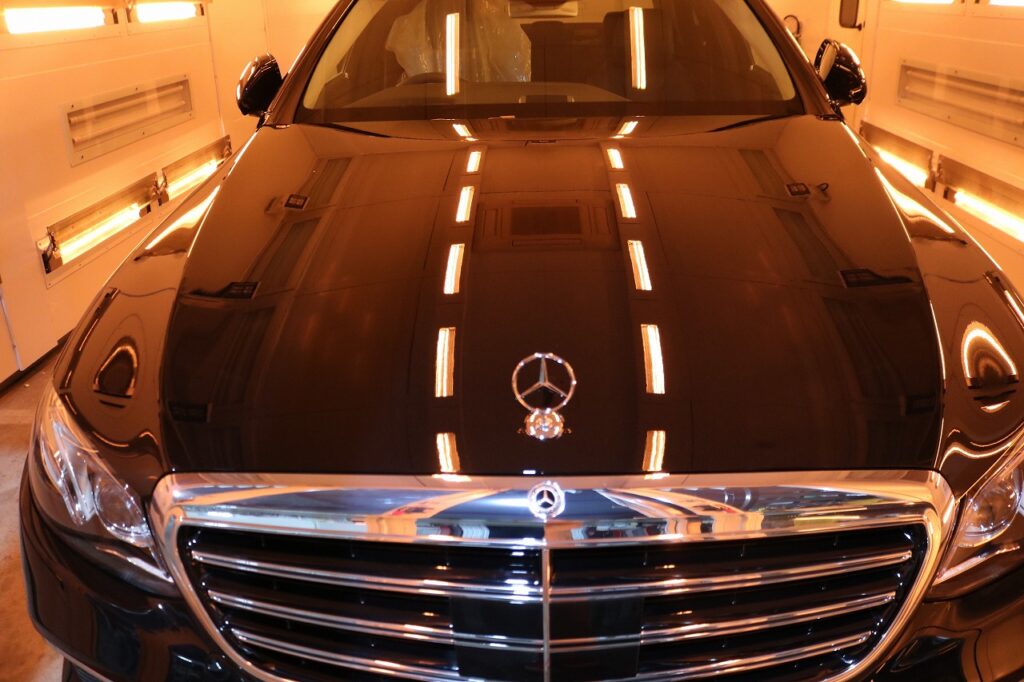 東京都千代田区からメルセデスベンツE450にセラミックプロ9H！