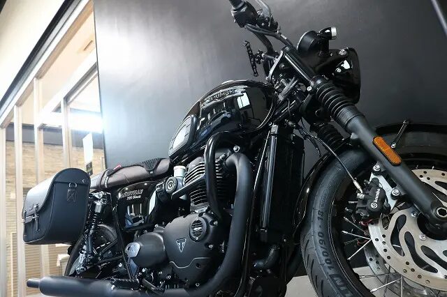 トライアンフ.ボンネビルT120にバイクコーティング　千葉県船橋市