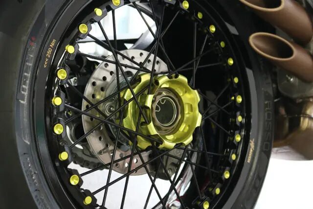 ドラックスター　ホイール　バイクコーティング