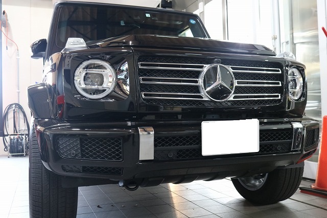 メルセデスベンツG400dにファインラボヒールプラスコーティングを施工♪東京都品川区より