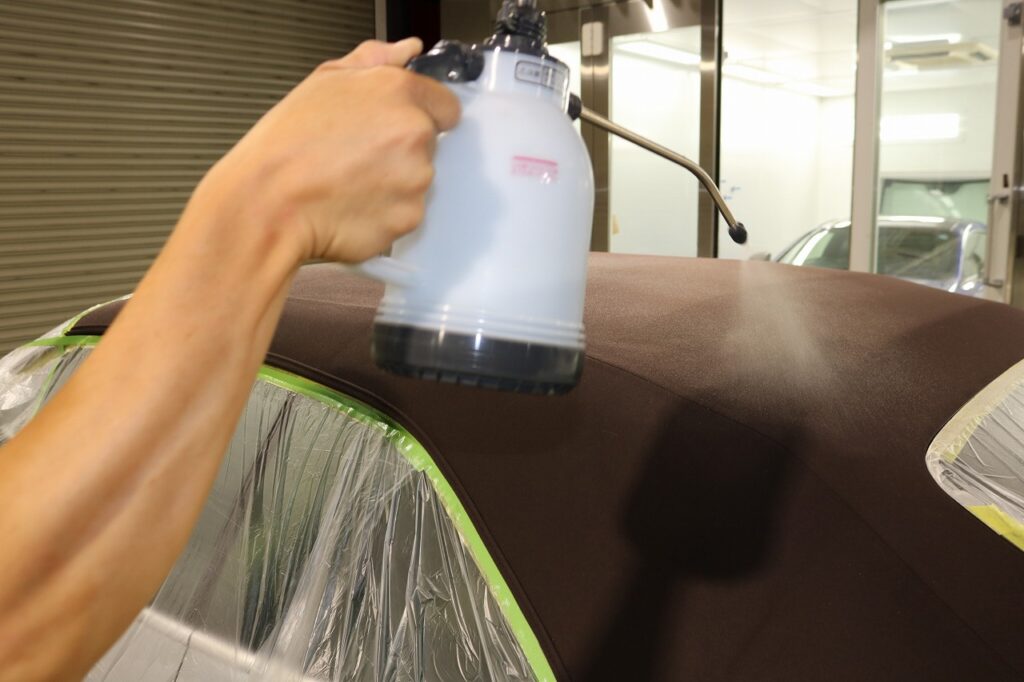 幌コーティングをアウディS5カブリオレに施工致しました！