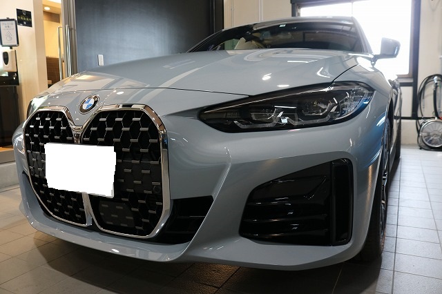 当店人気セラミックコーティングをBMW4シリーズへ施工♪千葉県成田市よりご来店