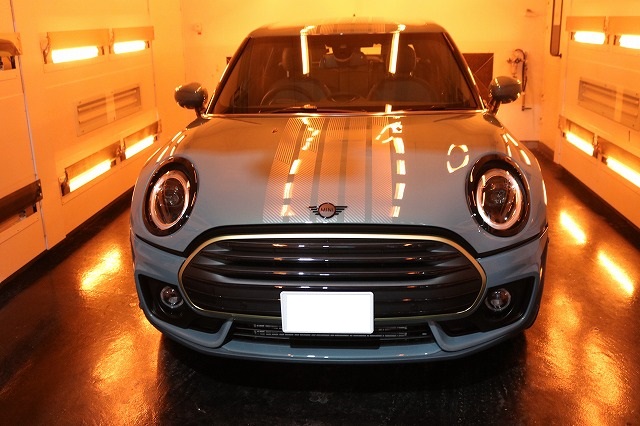 ＭＩＮＩクラブマンにカーコーティング施工。東京都板橋区よりお越しの新車に【シルトグラッテ】