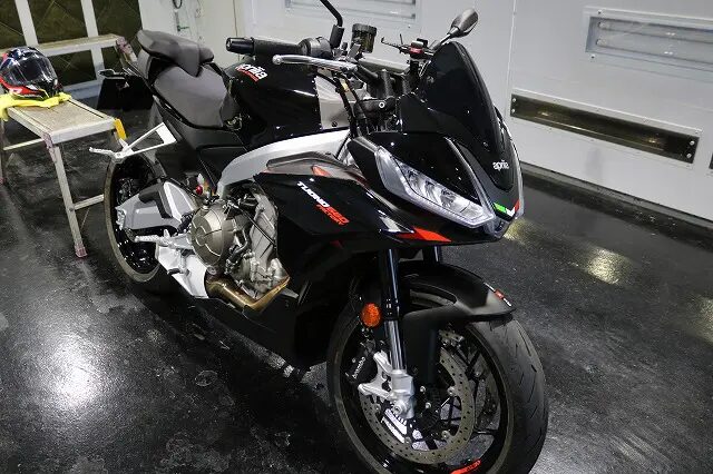 アプリリアRS66にバイクコーティング
