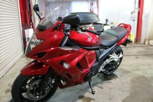 千葉県よりご来店　SUZUKI ZX-6Rにバイクコーティング