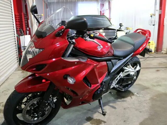 千葉県よりご来店　SUZUKI ZX-6Rにバイクコーティング
