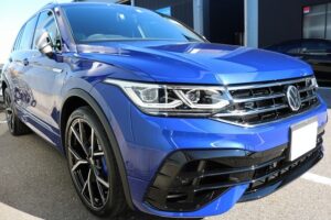 新車フォルクスワーゲンティグアンに最高級のコーティング施工です！東京都大田区よりご来店