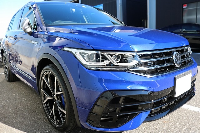 新車フォルクスワーゲンティグアンに最高級のコーティング施工です！東京都大田区よりご来店