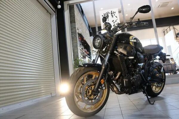 仕上がり　ヤマハXSR700にバイクコーティング