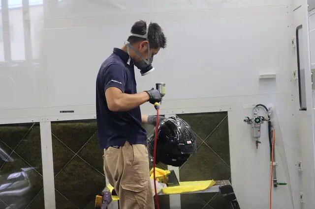 カワサキNinjaH2　ヘルメットコーティング　東京都新宿区