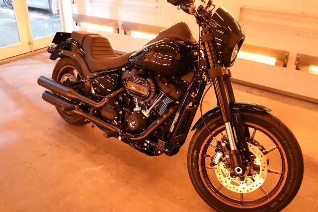 ハーレーソフテイル セラミックプロ9Hバイクコーティング 神奈川県より