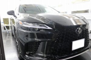 新車レクサスRX500hにカーコーティング施工。千葉県浦安市よりお越しのお車に【System X MAX】