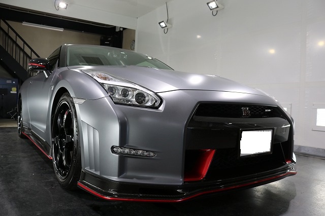 日産 GTR NISMOにマットプロテクションフィルムをフル施工