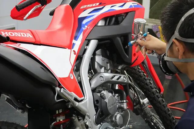 ホンダCRF250L バイクコーティング 東京都葛飾区