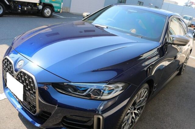 東京都渋谷区からBMWM440iにカーコーティングを施工♪ファインラボヒールライトコーティング