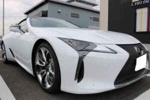レクサスLCコンバーチブル　ファインラボヒールプラス他施工