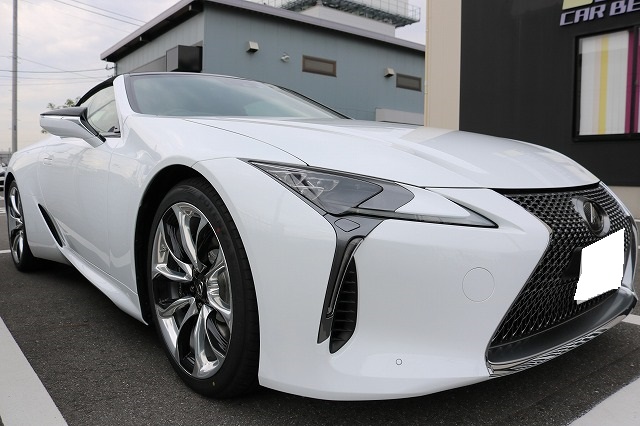 レクサスLCコンバーチブル　ファインラボヒールプラス他施工