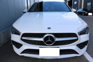 メルセデスベンツCLA　レザーシートコーティング東京都荒川区よりご来店