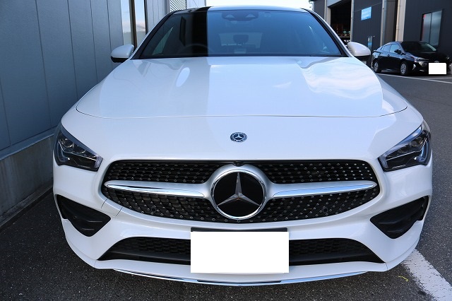 メルセデスベンツCLA　レザーシートコーティング東京都荒川区よりご来店